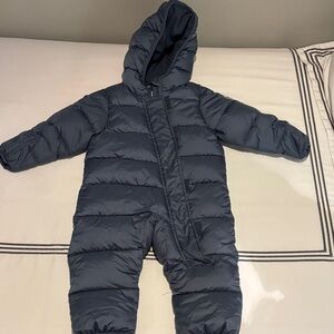 miles the label Navy Blue Puffer Snowsuit